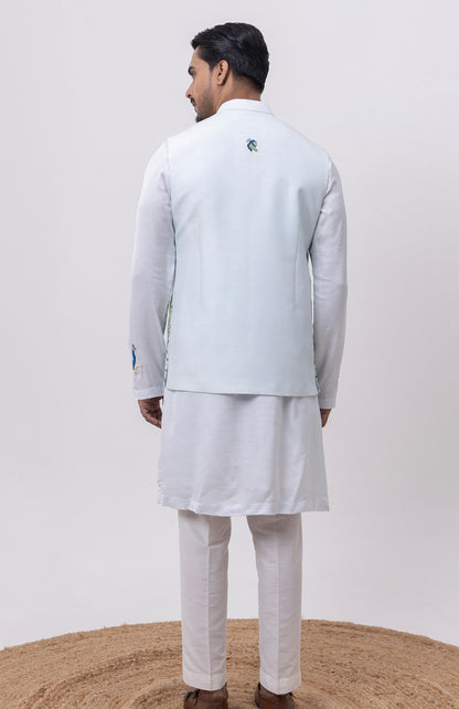 SHREENATH DESIGNER NEHRU JACKET WITH KURTA & PANT SET