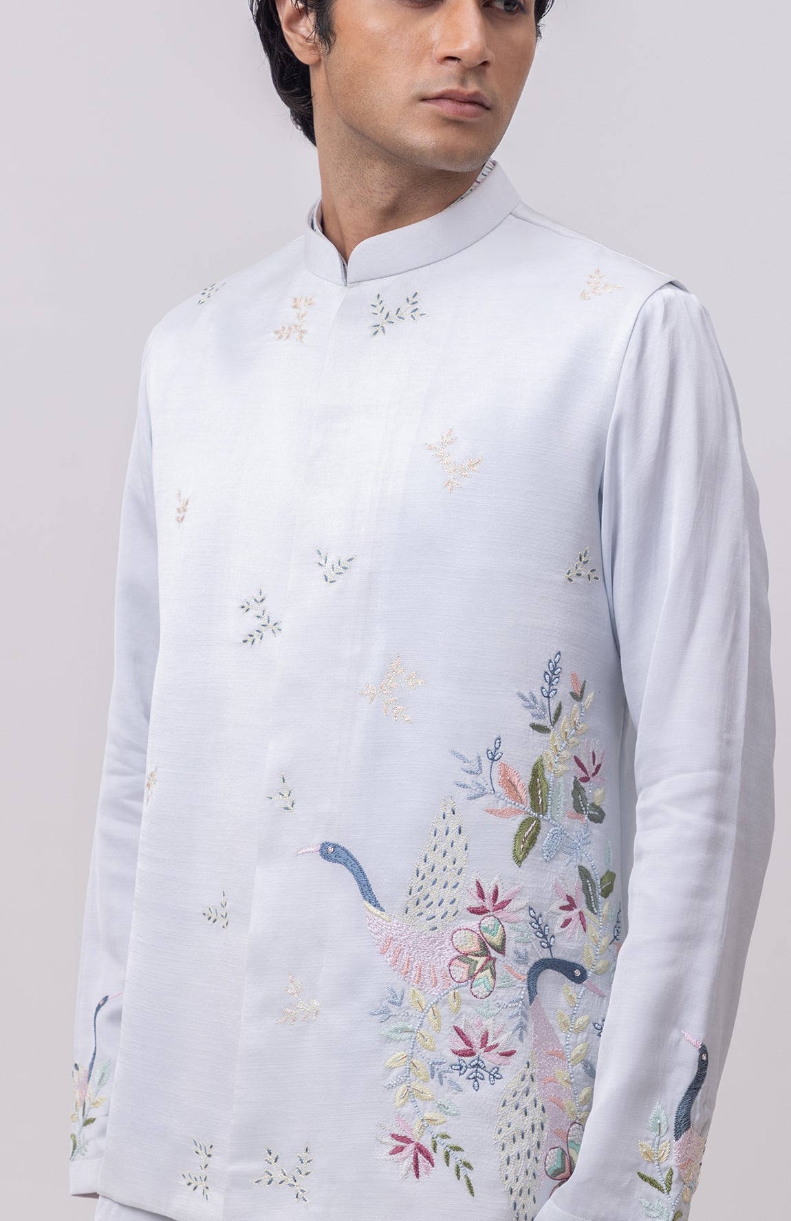 SWAN DESIGNER NEHRU JACKET/BUNDI