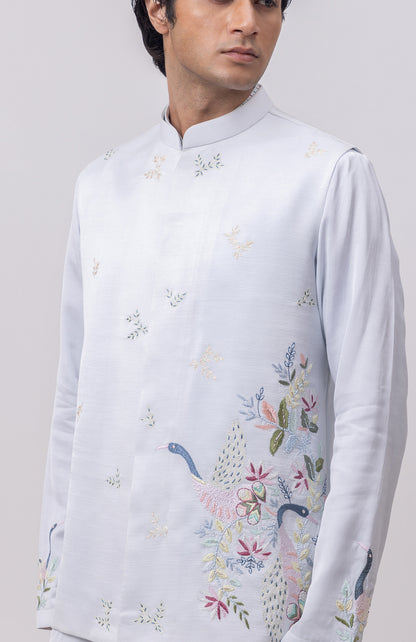SWAN DESIGNER NEHRU JACKET/BUNDI