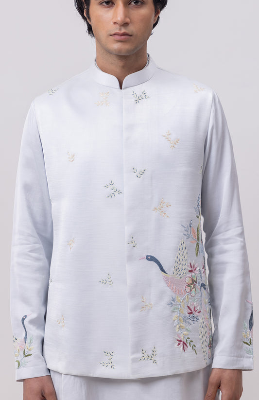 SWAN DESIGNER NEHRU JACKET/BUNDI