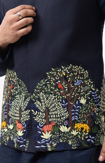 JUNGLE DESIGNER NEHRU JACKET / BUNDI
