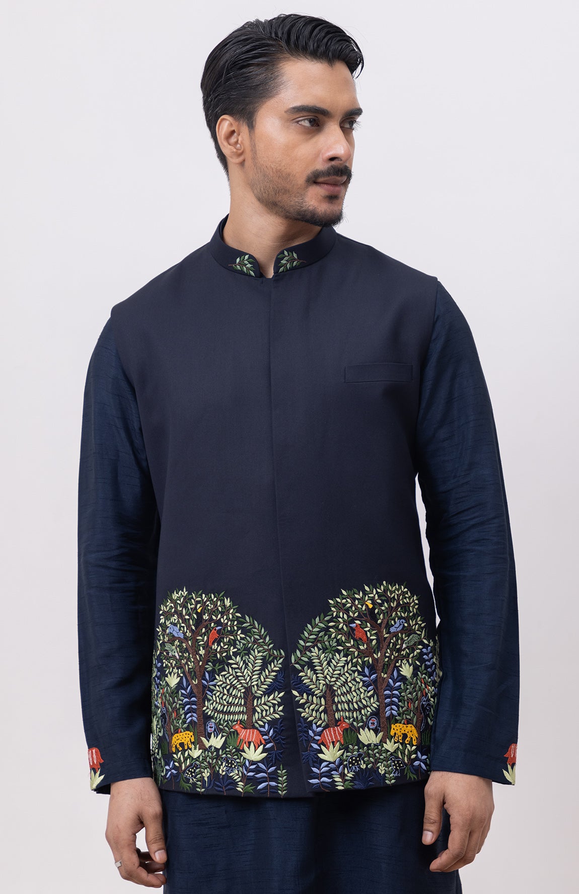 JUNGLE DESIGNER NEHRU JACKET / BUNDI