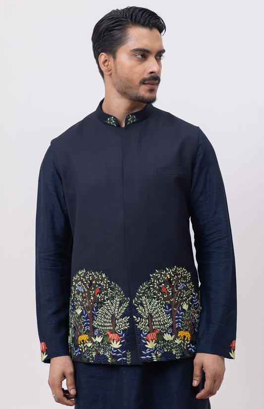 JUNGLE DESIGNER NEHRU JACKET / BUNDI