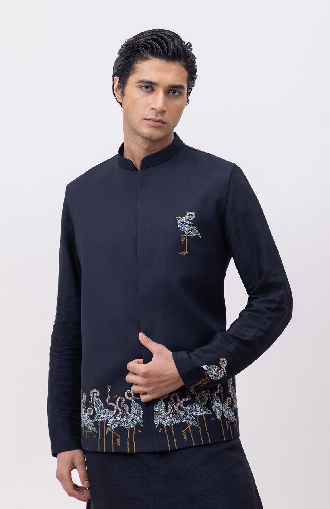 FLAMINGO DESIGNER NEHRU JACKET / BUNDI