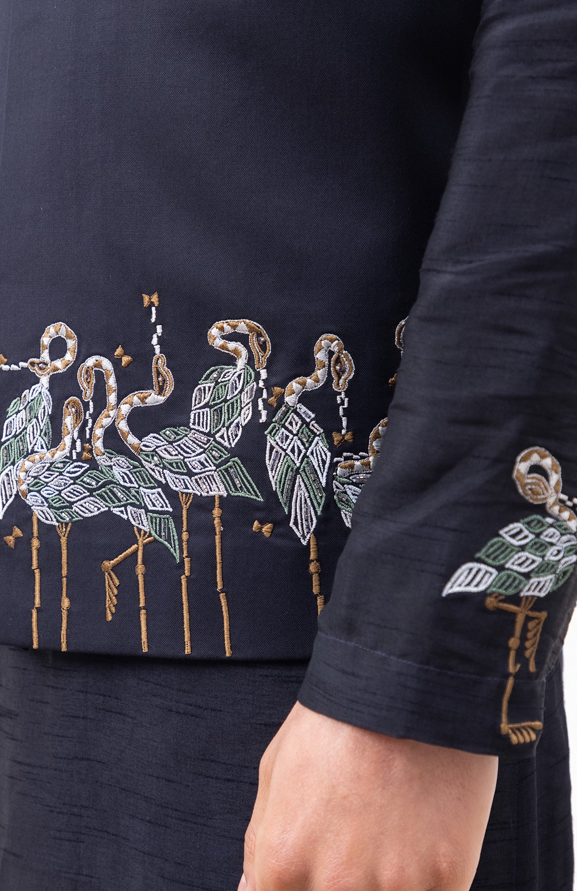 FLAMINGO DESIGNER NEHRU JACKET / BUNDI