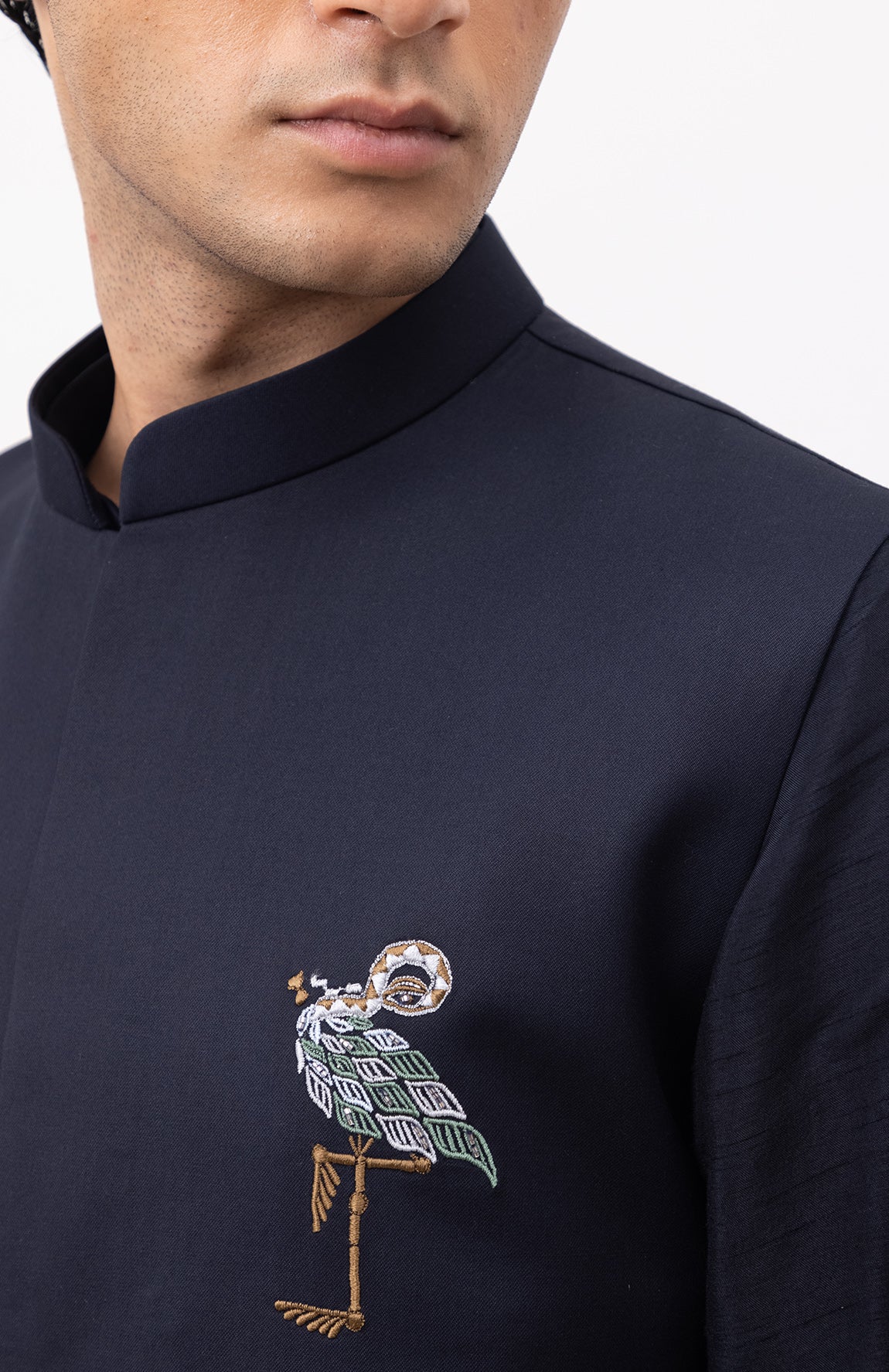 FLAMINGO DESIGNER NEHRU JACKET WITH KURTA & PANT SET