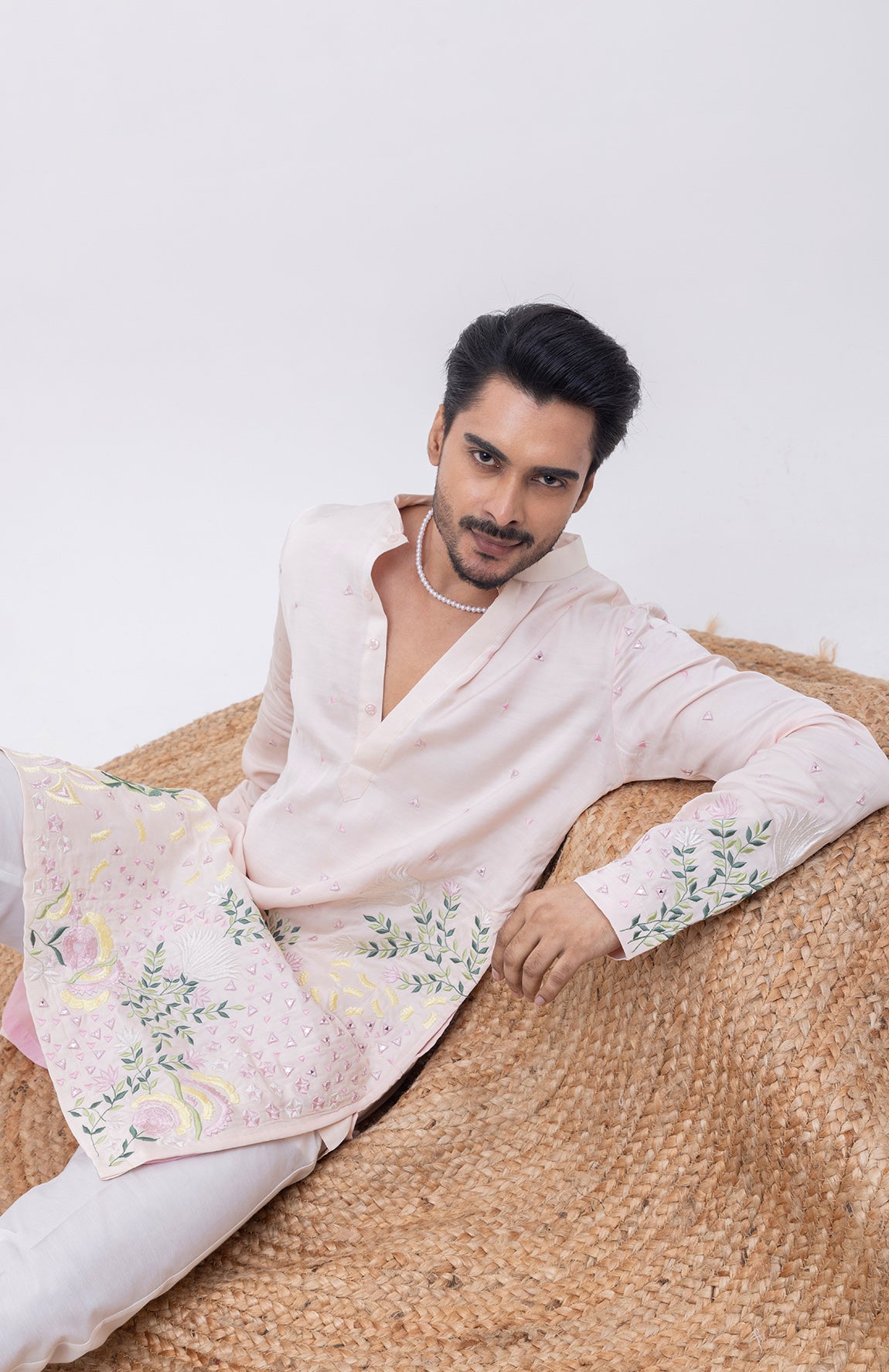 FLORAL GARDEN -DESIGNER KURTA FOR MEN