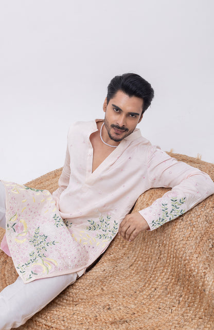 FLORAL GARDEN -DESIGNER KURTA FOR MEN