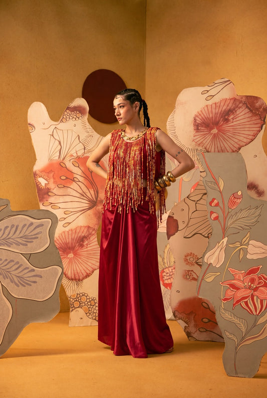 FLORENZA FRINGE COORD SET