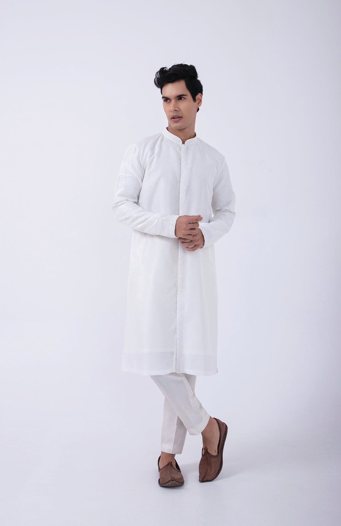 IVORY KARDANA KURTA SET