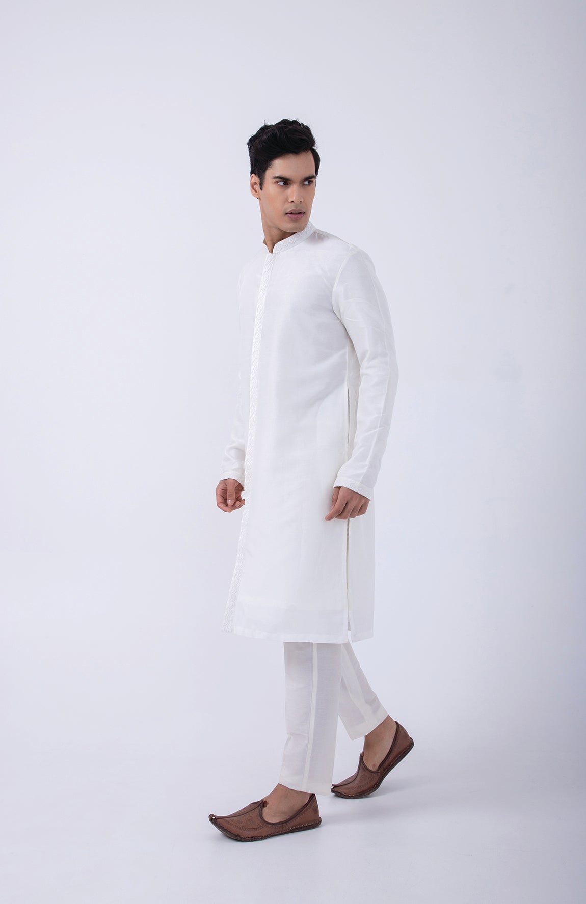 IVORY KARDANA KURTA SET