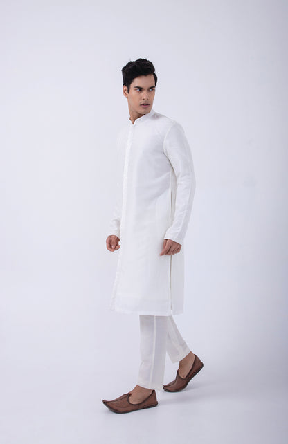 IVORY KARDANA KURTA SET