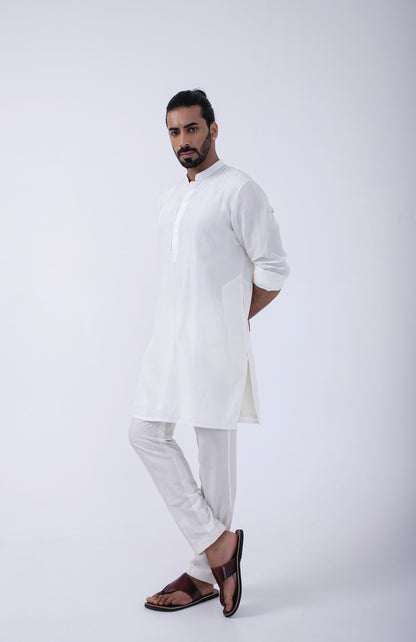 IVORY KURTA SET