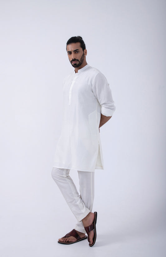 IVORY KURTA SET