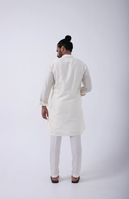 IVORY KURTA SET