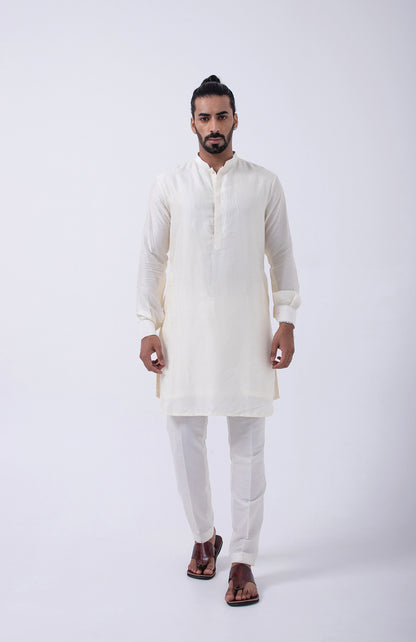 IVORY KURTA SET