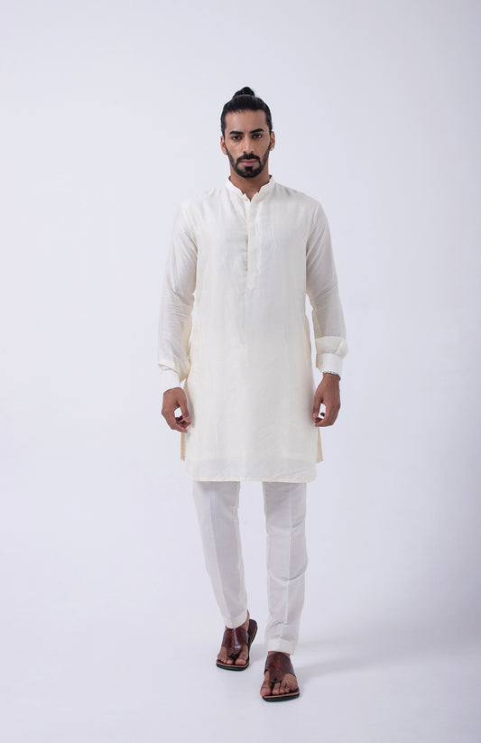 IVORY KURTA SET