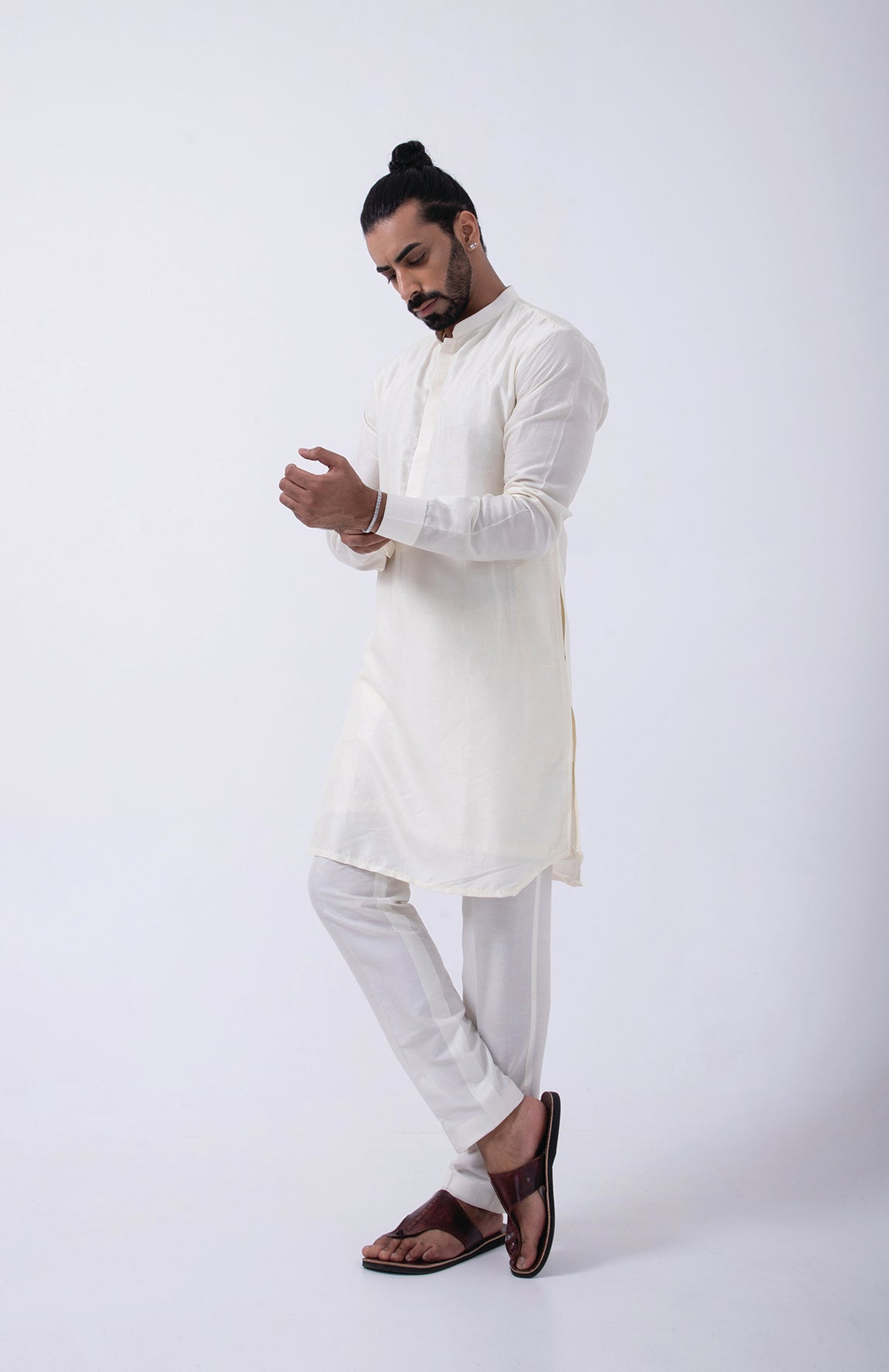 IVORY KURTA SET