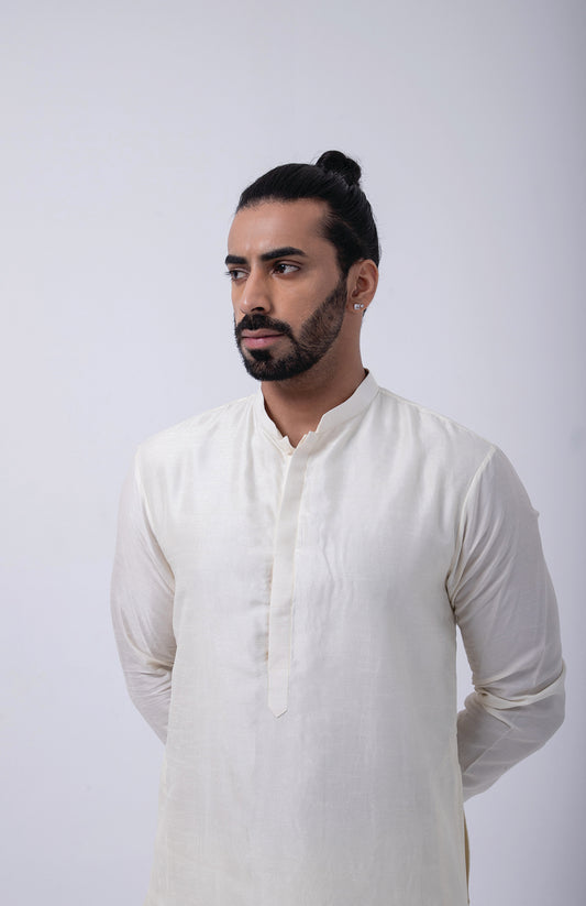 IVORY KURTA SET