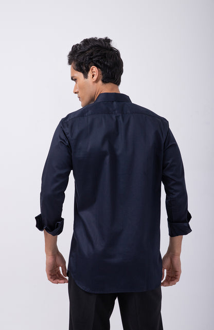 NAVY BLUE OWL SHIRT